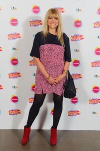 Jo Wood rocks black tights
