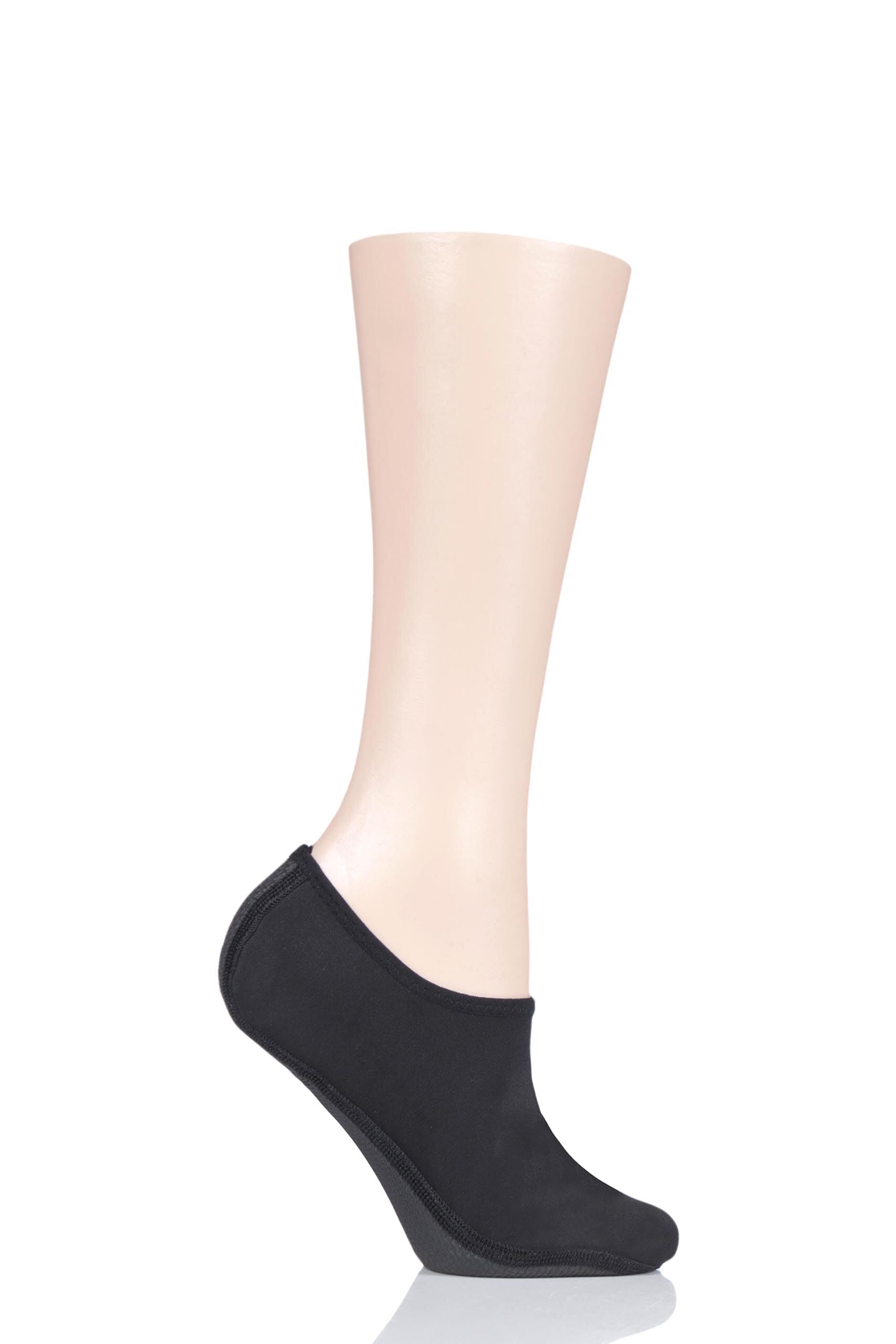 Image of 1 Pair Black Scuba Diving Water Socks Ladies 4-8 Ladies - Wild Feet