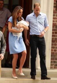 Kate sticks with the sheer tights