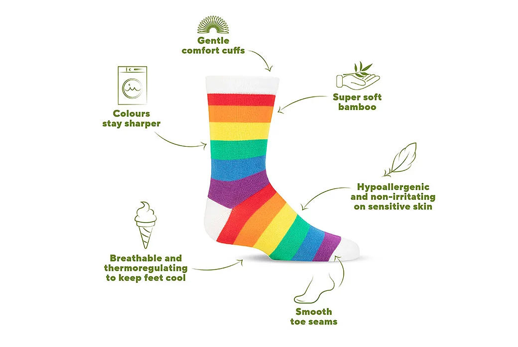 SOCKSHOP Bamboo smooth toe seams socks and tights
