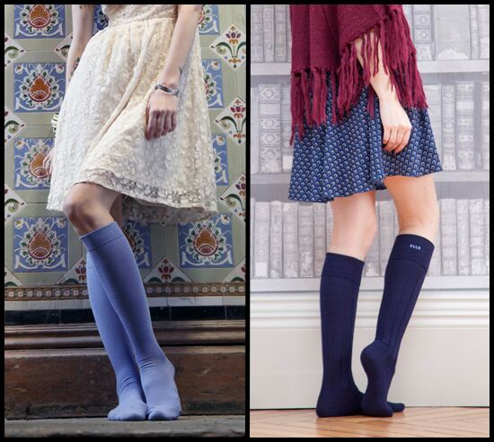 Knee socks and dresses