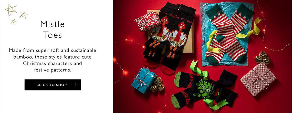 SockShop Christmas Bamboo Socks >