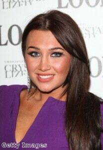 Lauren Goodger poses in underwear after quitting marathon