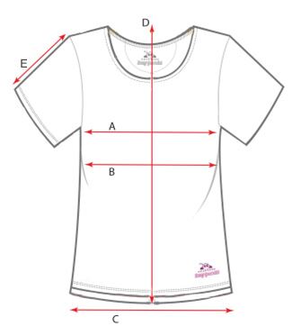 Lazy Panda Bamboo Loungewear Ladies Short Sleeve T-Shirt