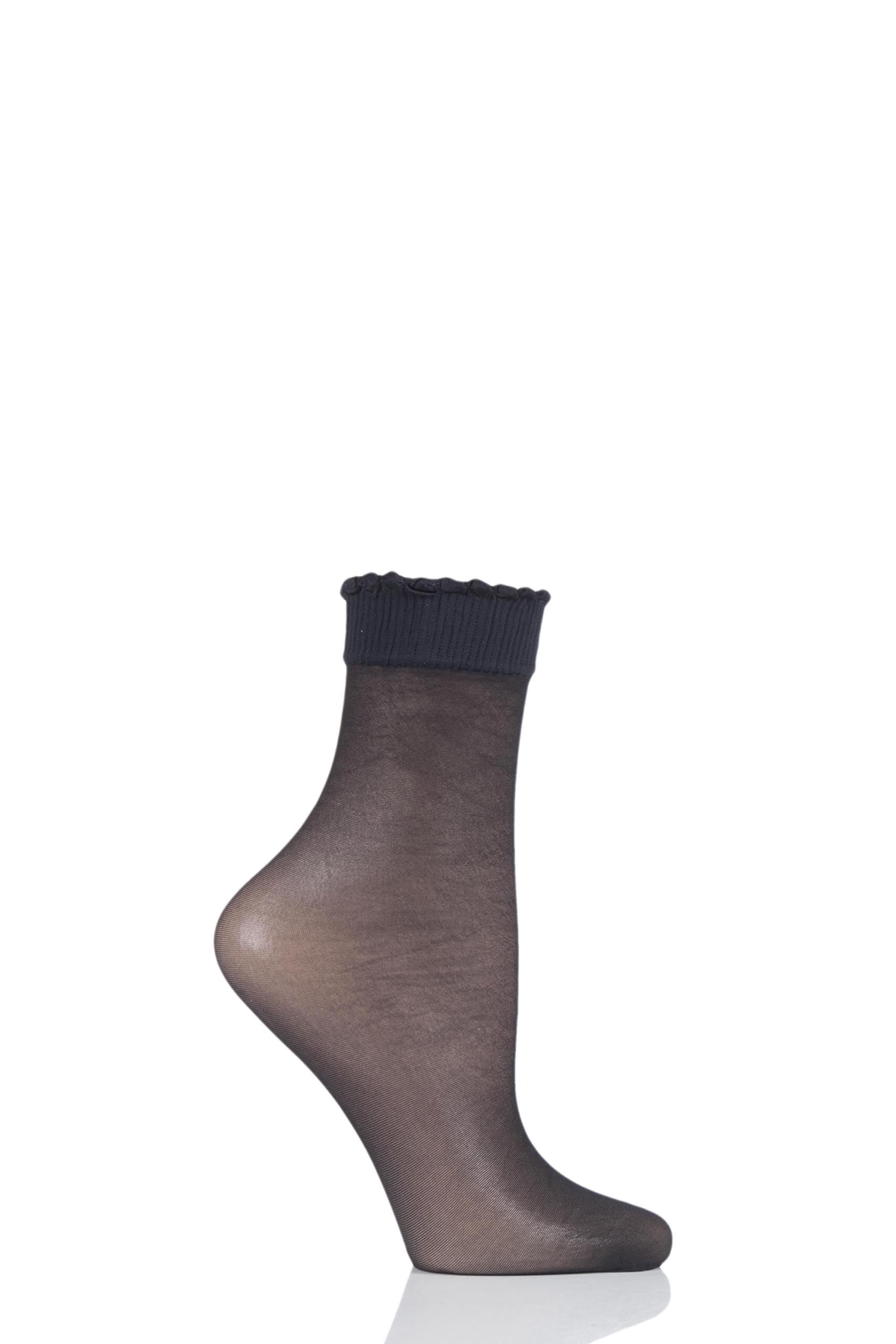 Image of 1 Pair Nero Ritz Anklet Ladies One Size - Levante