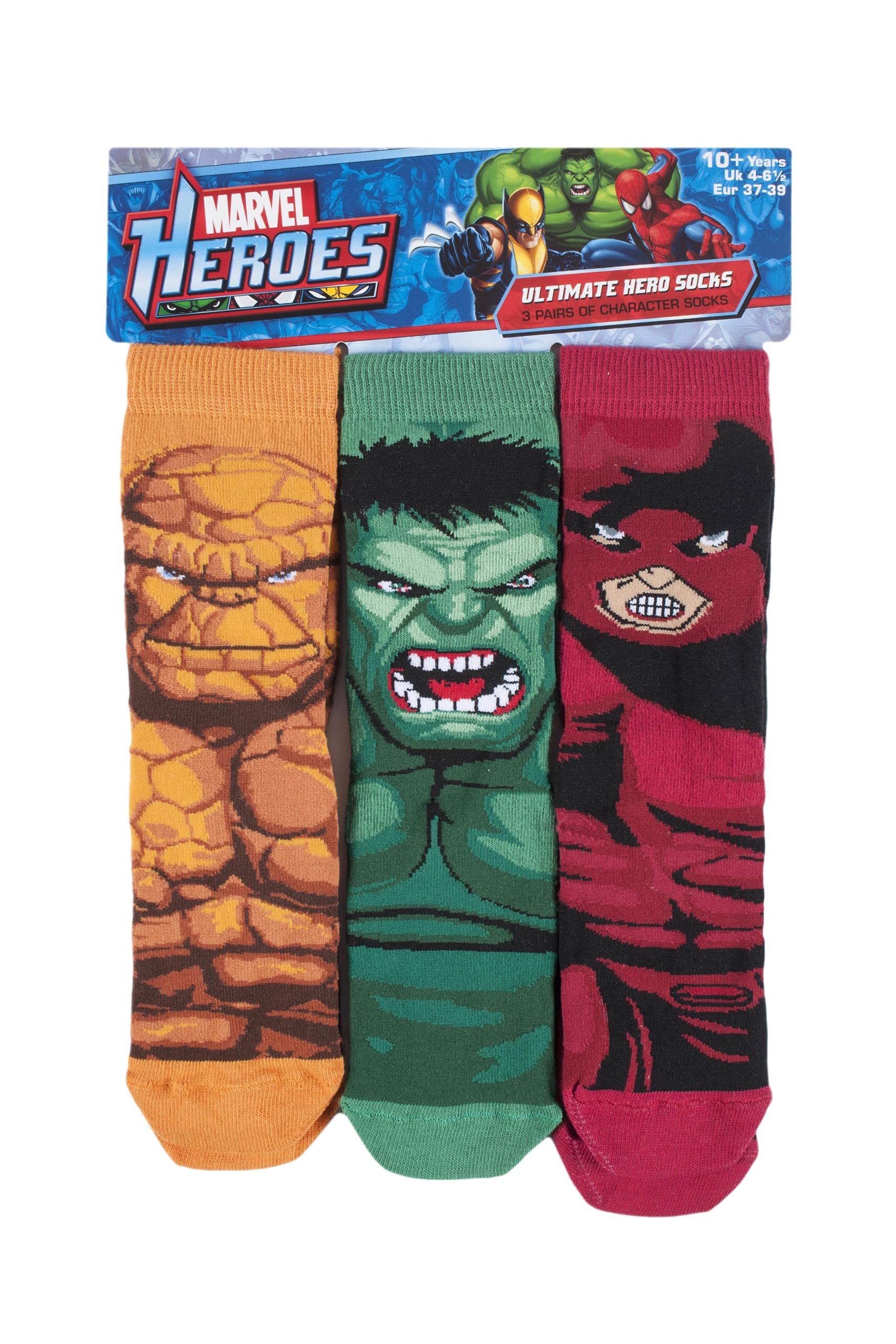 Marvel Heroes Hulk, Juggernaut & Thing | SockShop