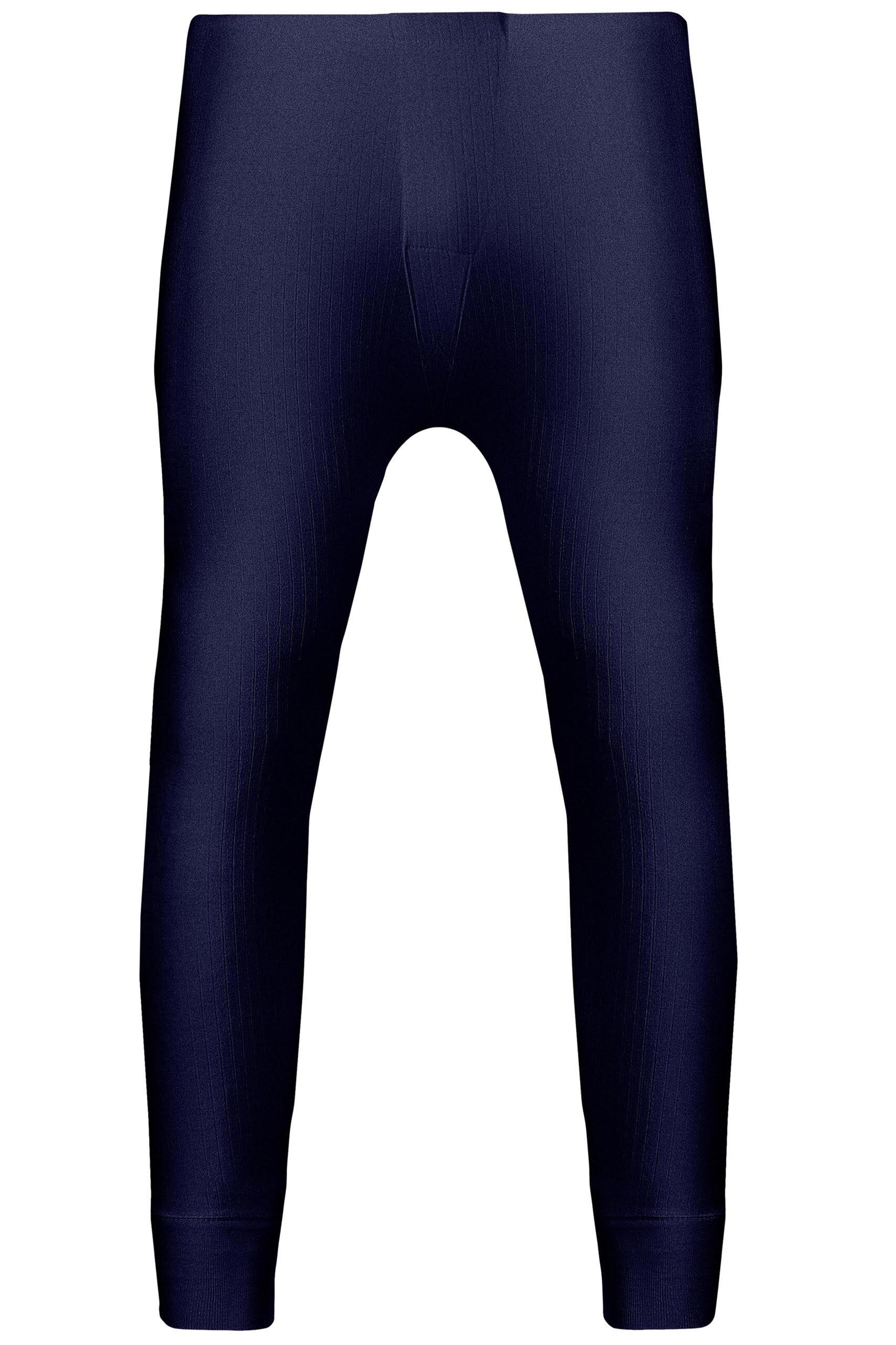 Image of 1 Pack Navy Workwear Heavy Weight Thermal Long Johns Men's Extra Large - Workforce
