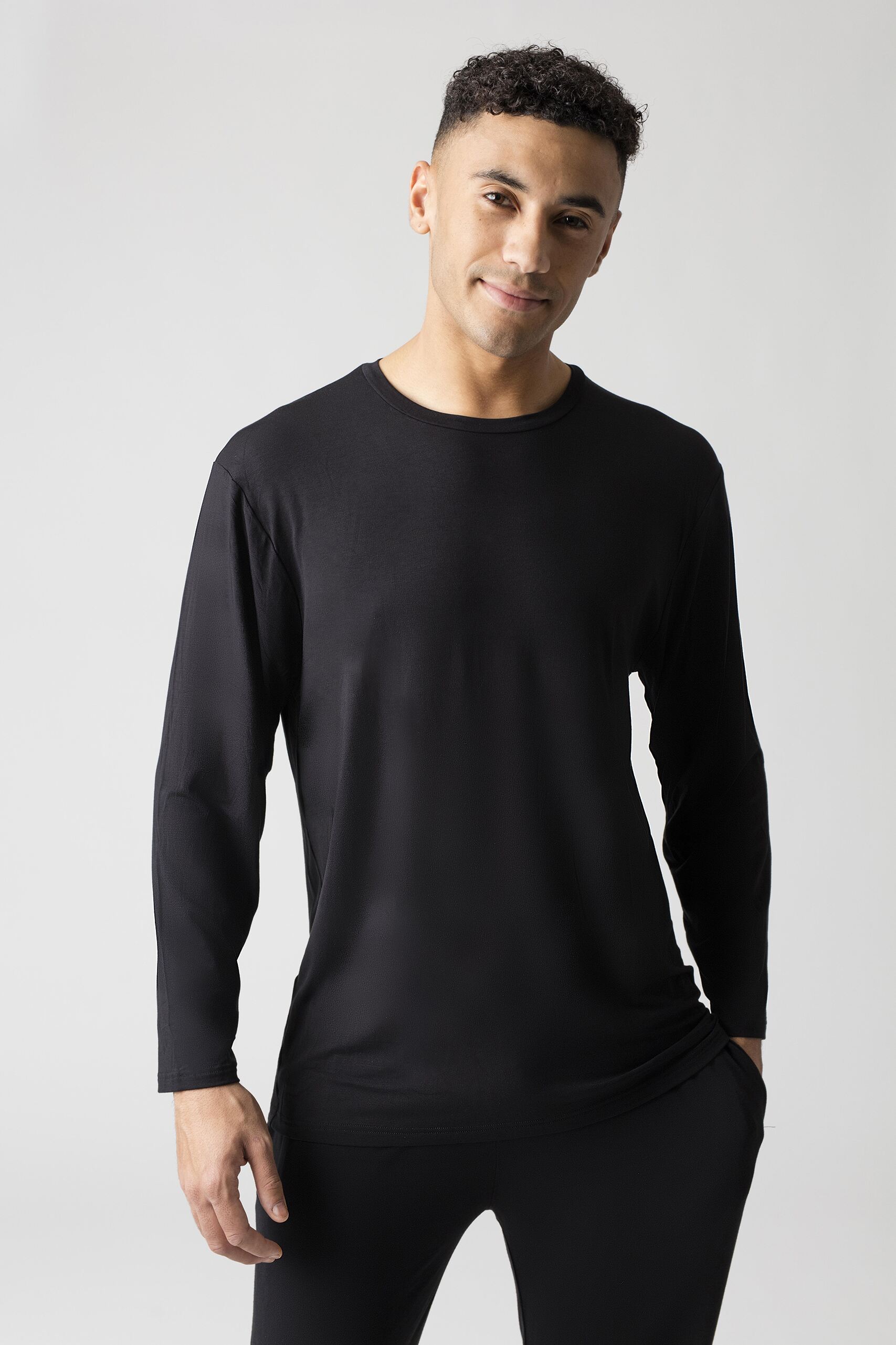 Black Long Sleeved Top