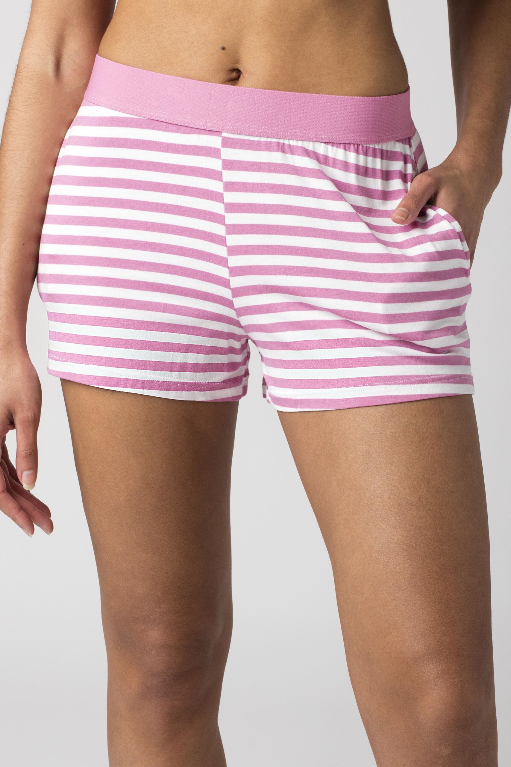 Pink Stripe Shorts