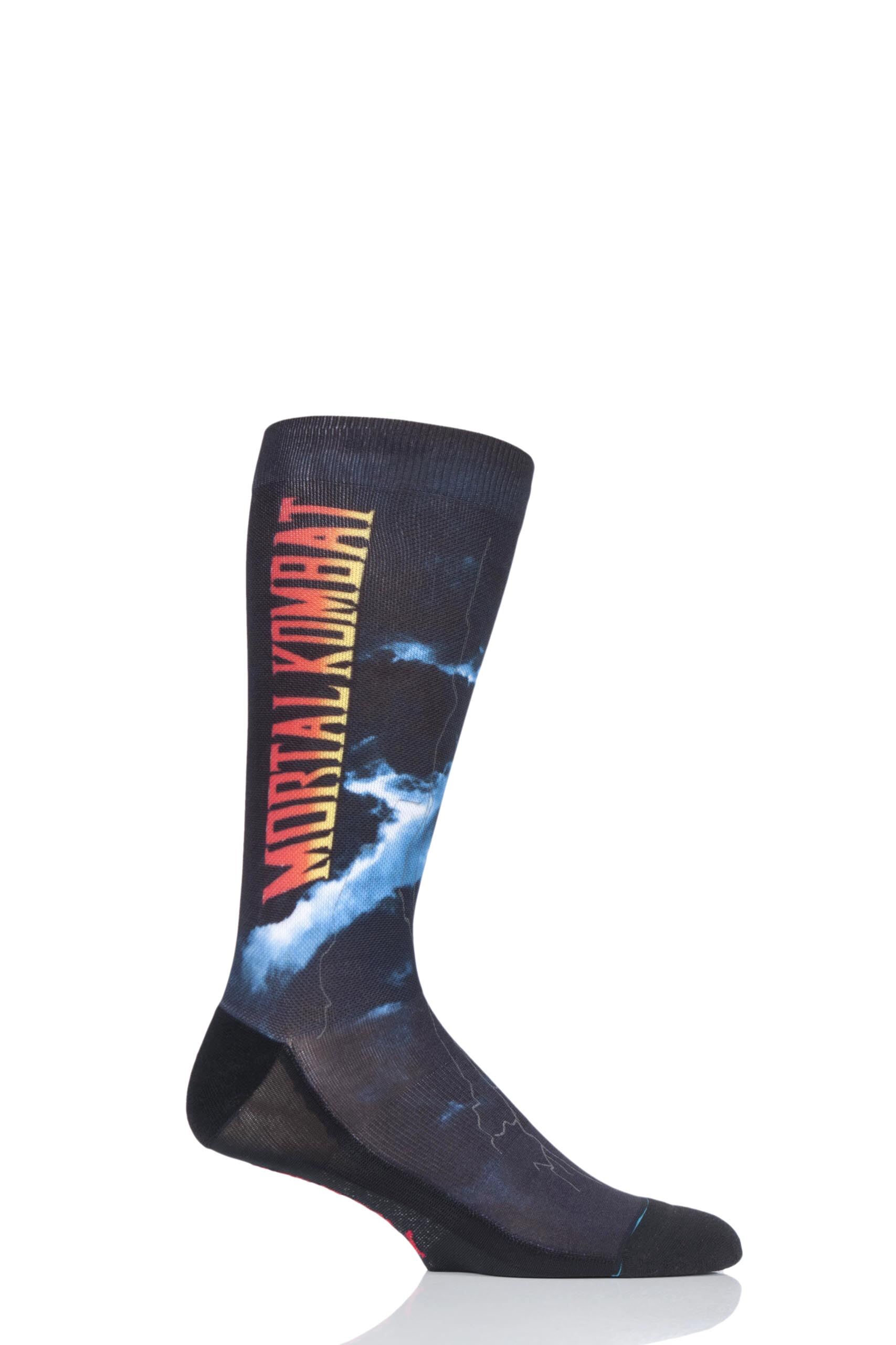 Image of 1 Pair Black Mortal Kombat II Socks Men's 8.5-11.5 Mens - Stance