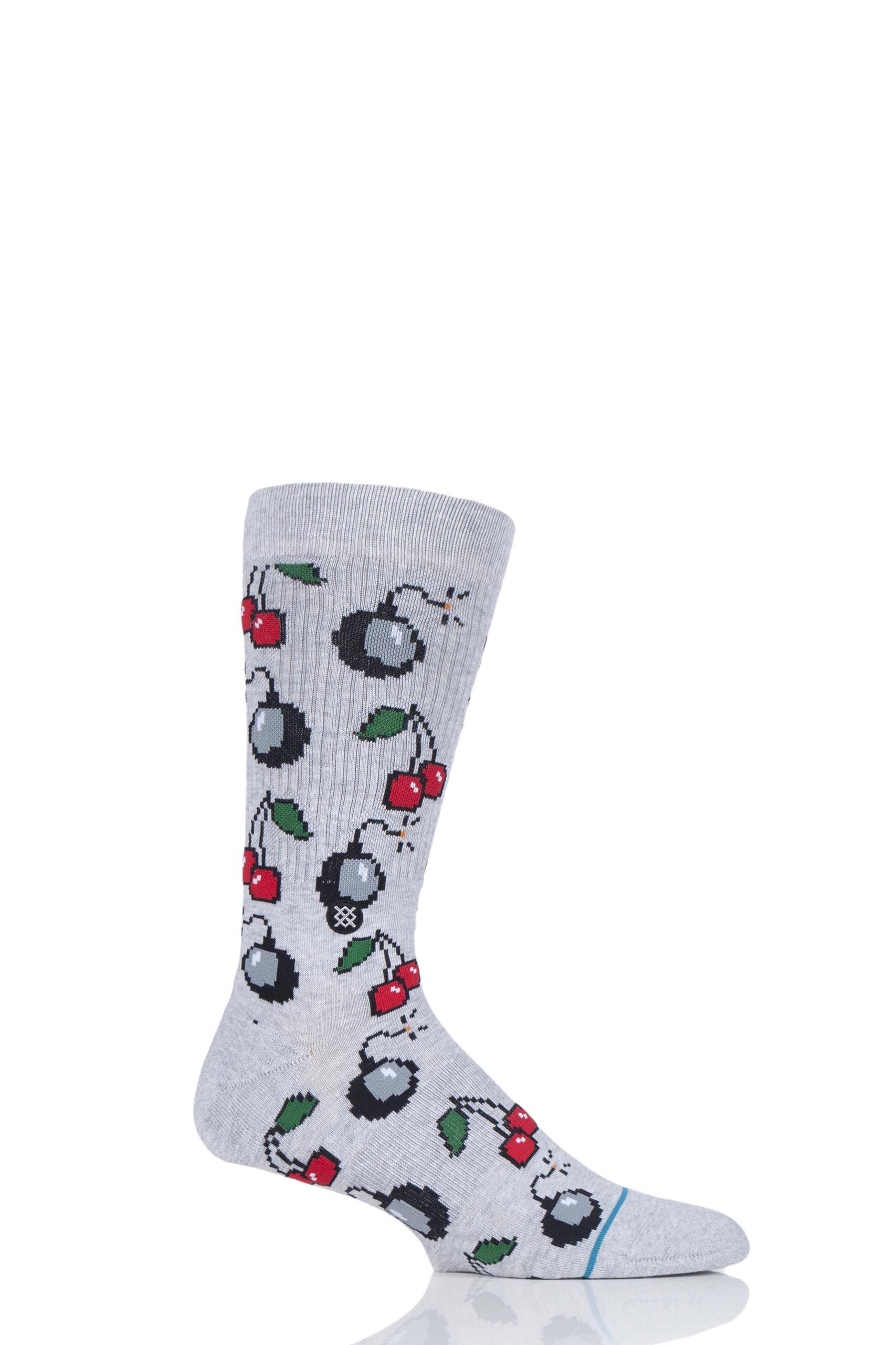 Image of 1 Pair Multi Cherri Bomb Cotton Socks Men's 8-11.5 Mens - Stance