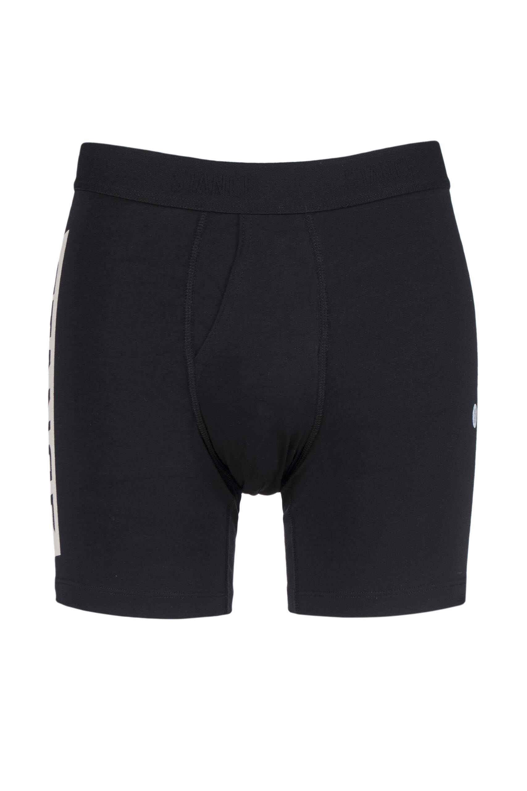 Image of 1 Pair Black OG Stance Logo Boxer Brief Men's Extra Large - Stance