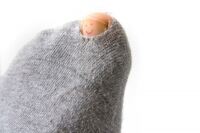 Man claims to own oldest socks