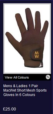 Shop MacWet Short Mesh Sports Gloves >