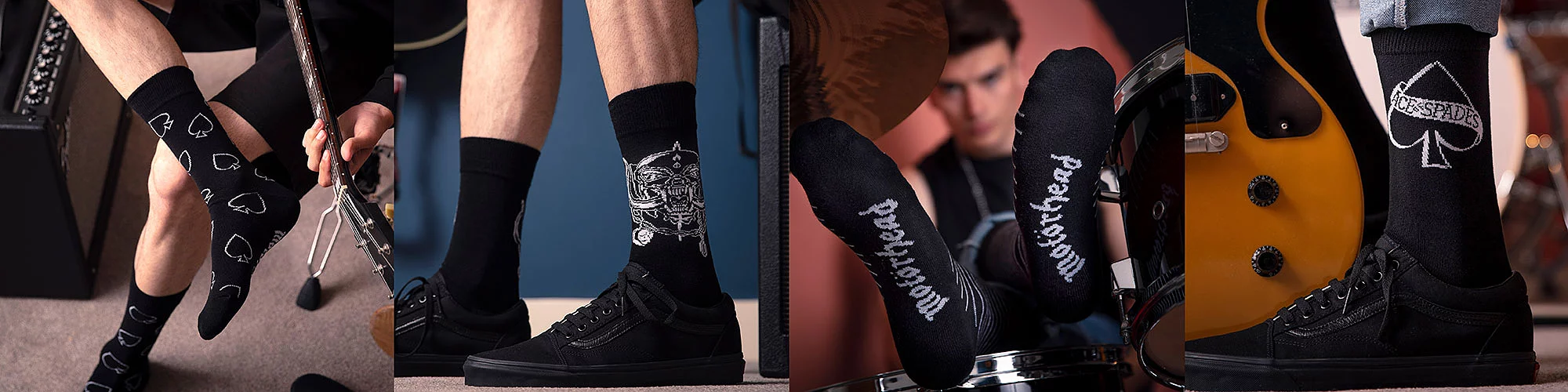 Motörhead 4 Pair Exclusive to SOCKSHOP Gift Boxed Cotton Socks