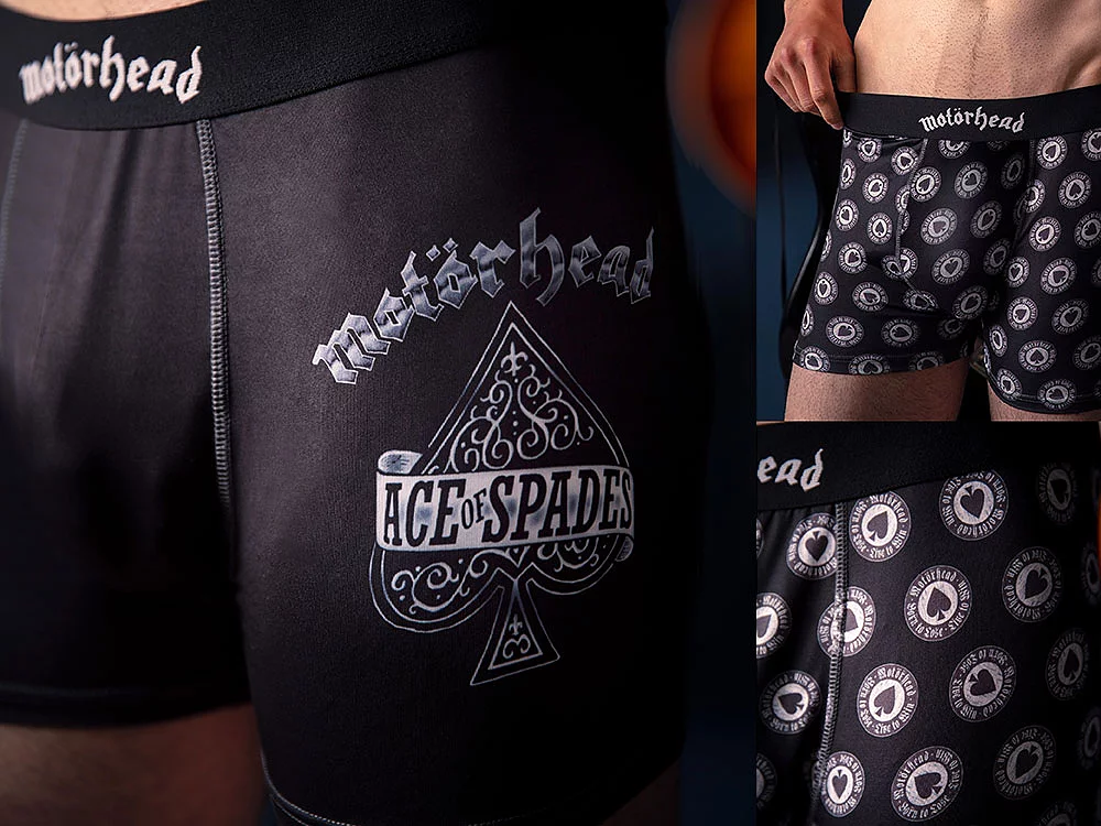 Motörhead 2 Pack Exclusive to SOCKSHOP Gift Boxed Boxer Shorts