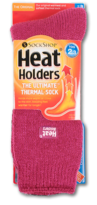 Heat Holders The Ultimate Thermal Sock - Raspberry
