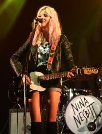 Nina celebrates at T in the Park