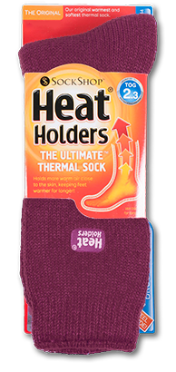 Heat Holders The Ultimate Thermal Sock - Deep Fuchsia