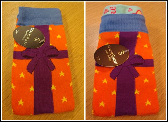 The no-gift-wrap-needed/sock-within-a-sock wrap