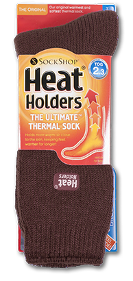 Heat Holders The Ultimate Thermal Sock - Burgundy 
