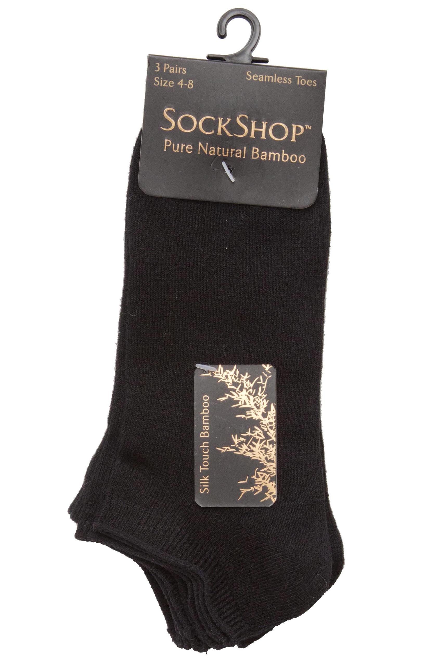 Ladies SockShop Bamboo Trainer Socks