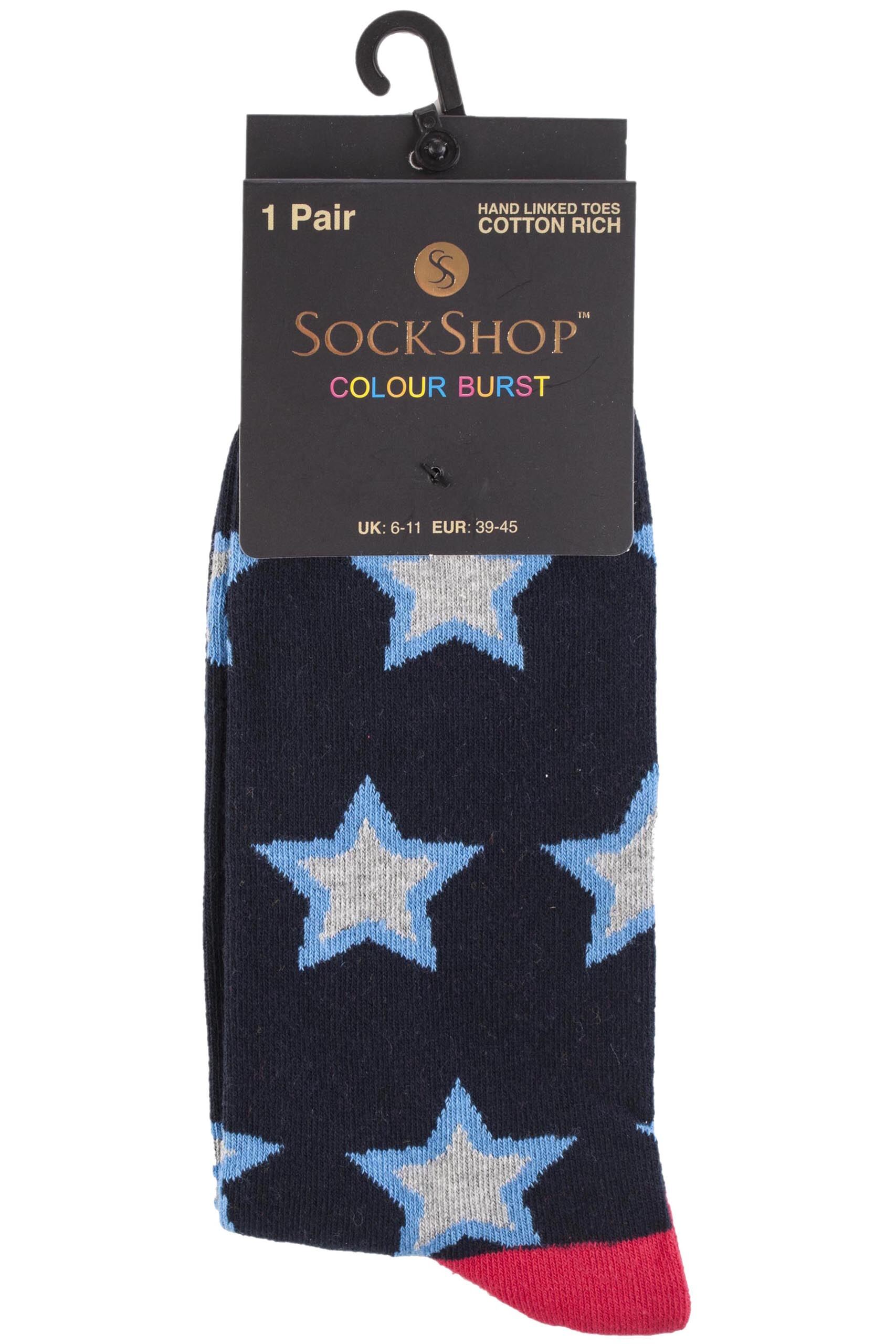 SockShop Colour Burst Patterns Cotton Socks | SockShop