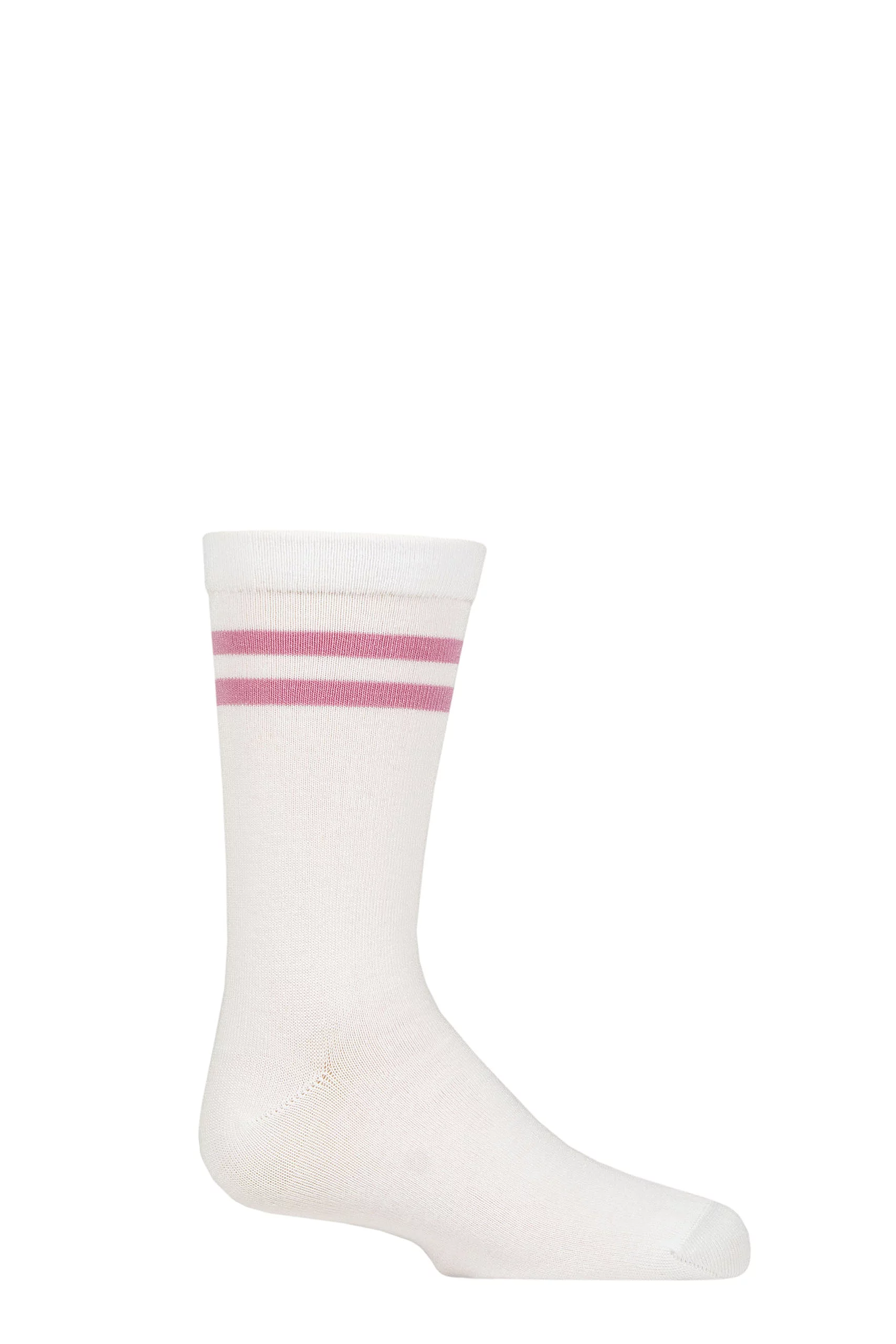 Sports Stripe White / Pink