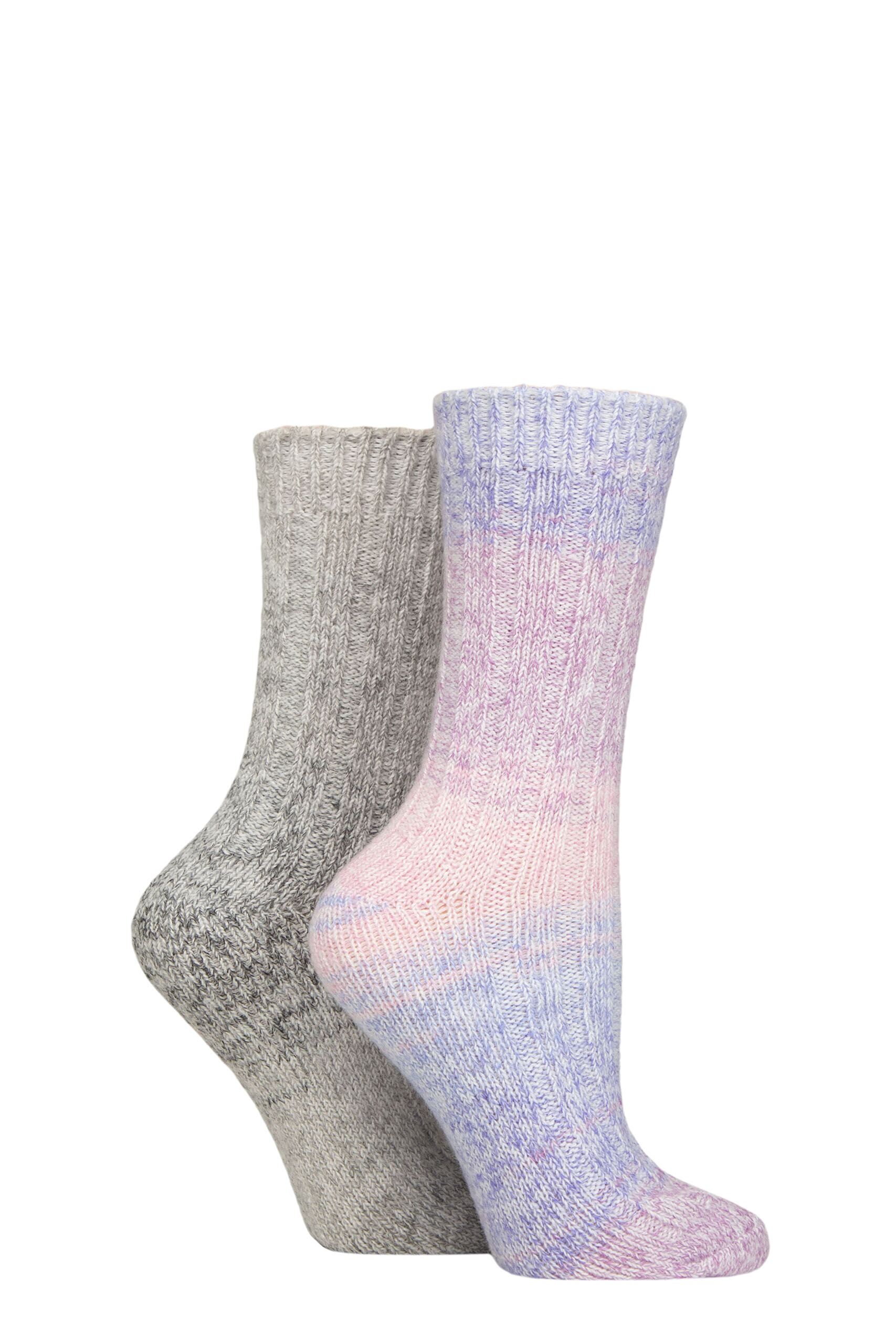 Space Dye Grey / Lilac
