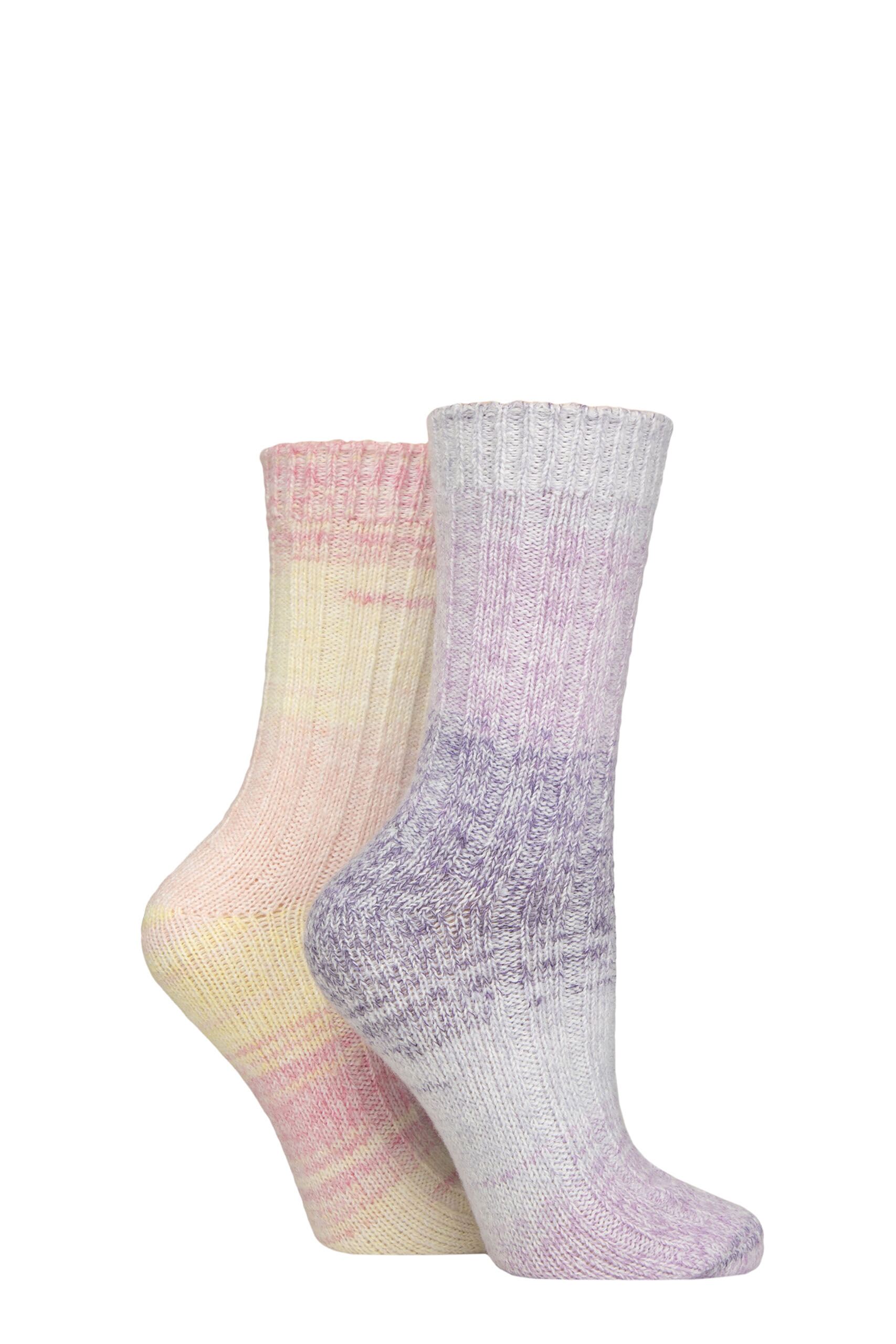Space Dye Pink / Lemon
