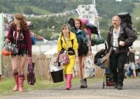 Revellers ready for wet Glastonbury