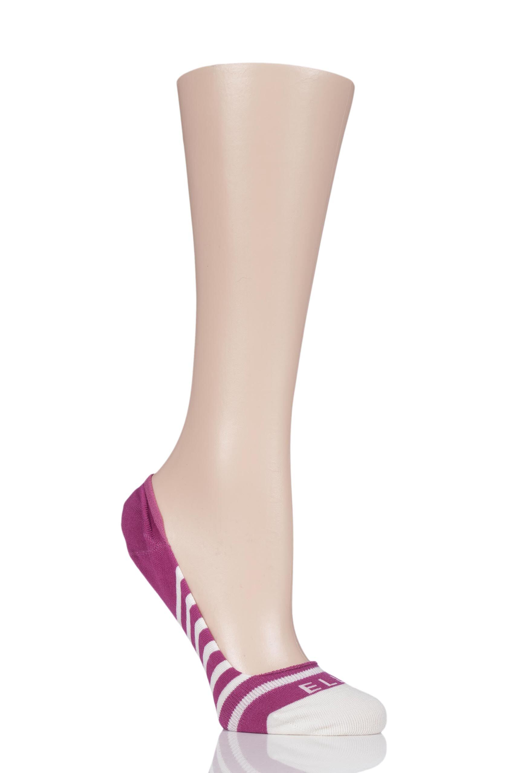 Image of 1 Pair Pomegranate Bamboo Shoe Liners Ladies 4-8 Ladies - Elle