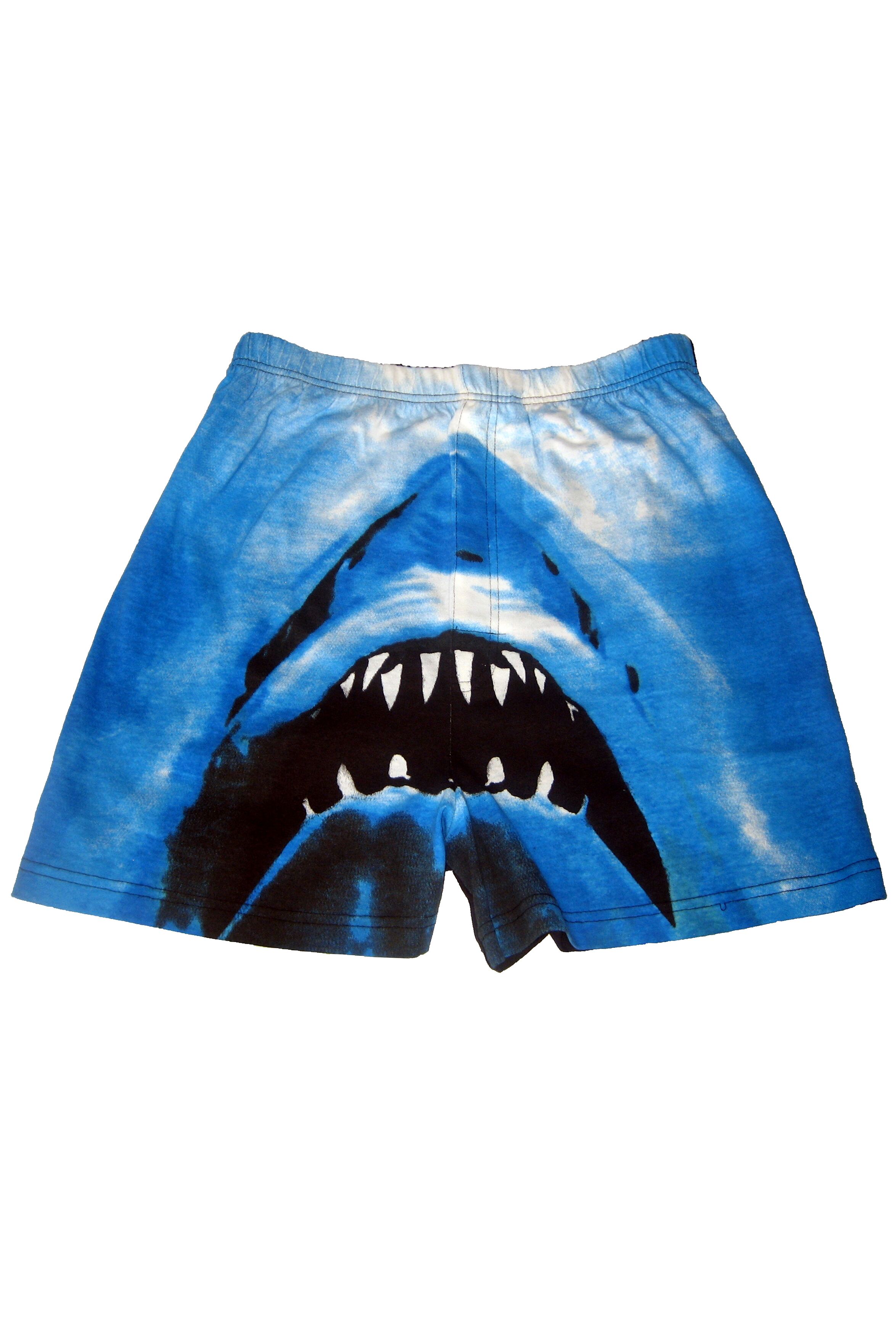 Image of 1 Pack Blue Magic Boxer Shorts In Shark Design Men's Large - SOCKSHOP