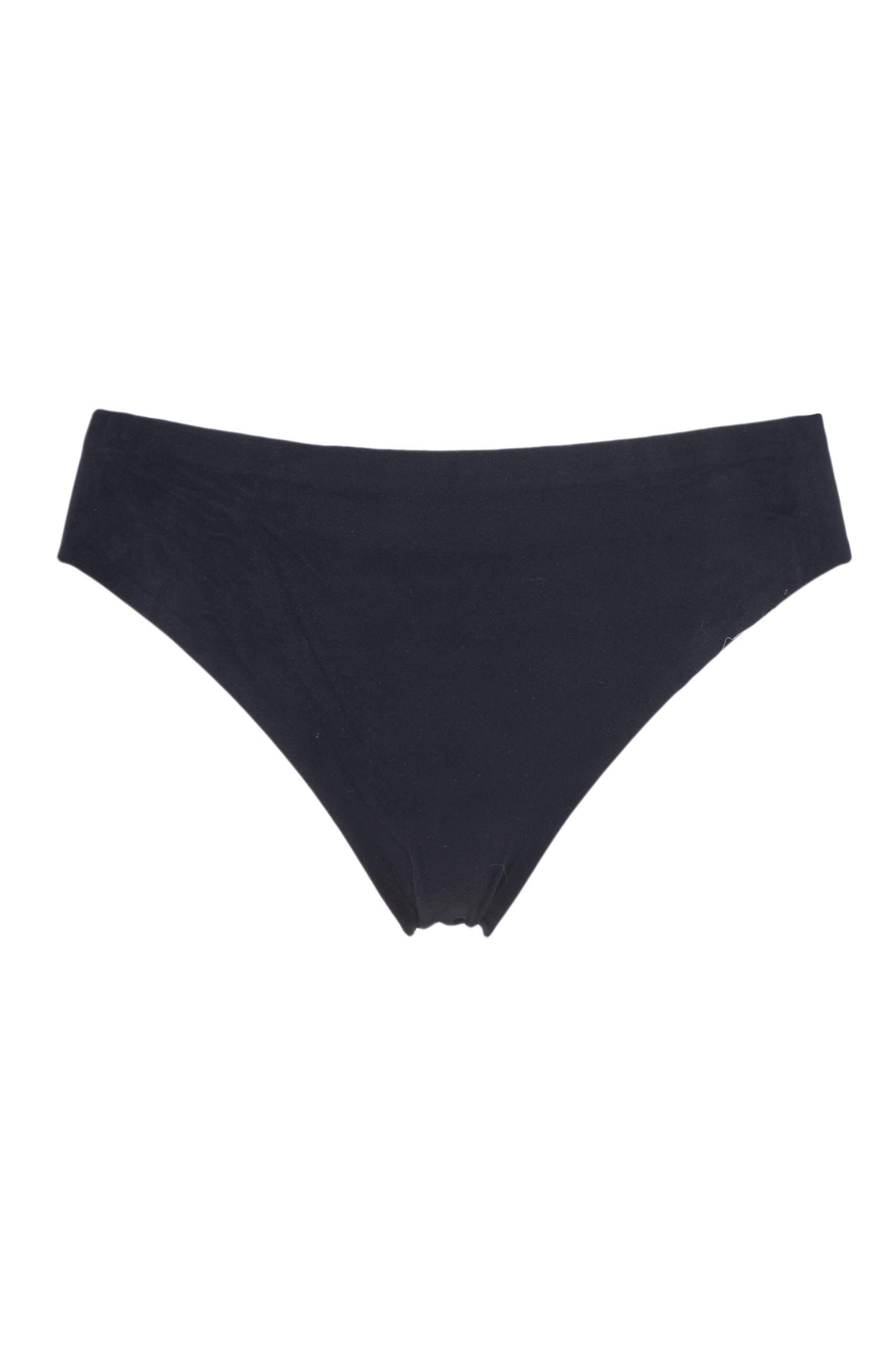 Image of 1 Pack Black Invisible High Cut Seamless Dance Brief Knickers Girls 7-9 Years - Silky