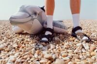 Socks and sandals - cool at last