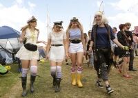 Socks and wellies see out Bestival