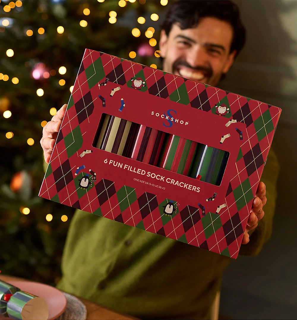 SOCKSHOP Bamboo Christmas Cracker Gift Set