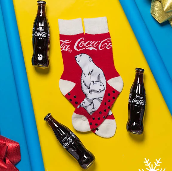 Coca Cola socks and SOCKSHOP