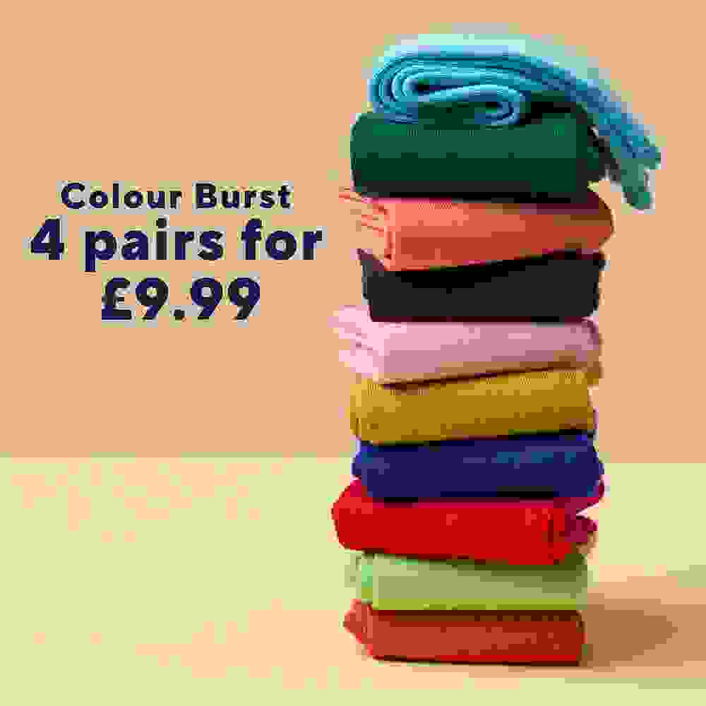 SOCKSHOP Colour Burst Collection