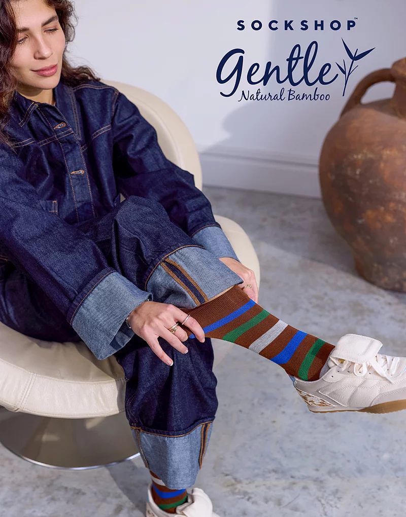 SOCKSHOP Women's Gentle Bamboo Socks with smooth toe seems