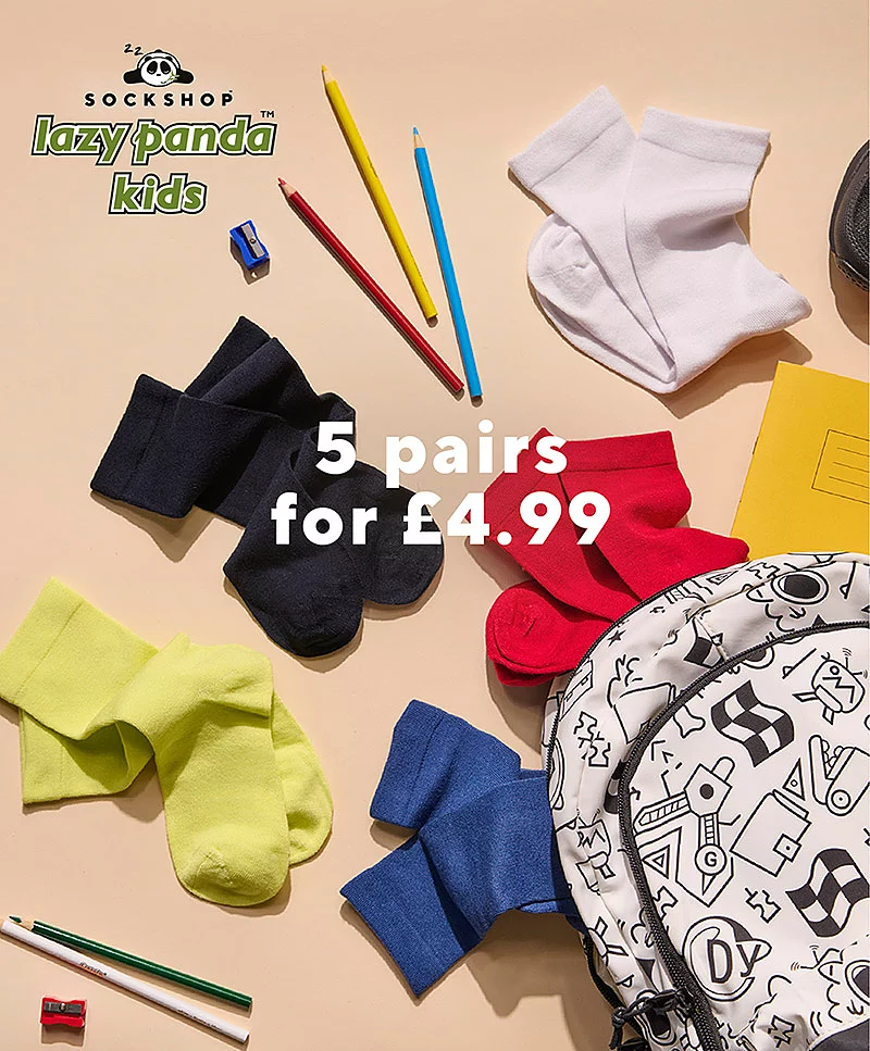 SOCKSHOP Kids' bamboo smooth toe seams school socks >
