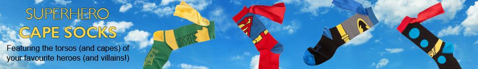 Superhero Cape Socks