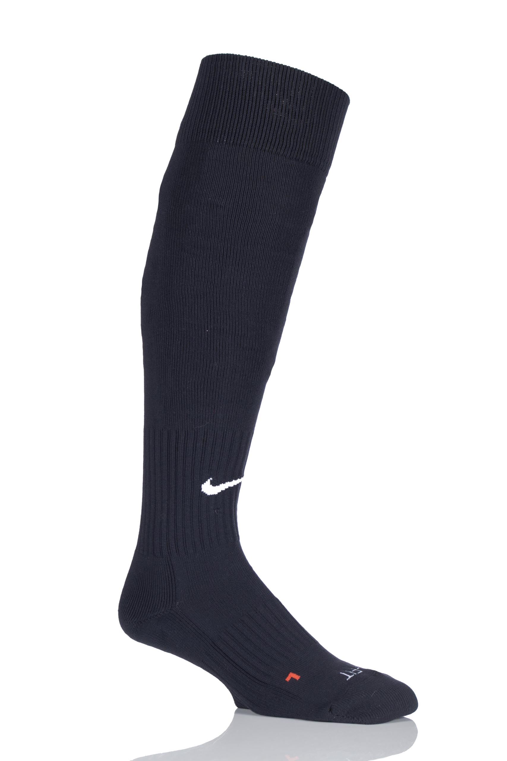 Image of 1 Pair Black Classic Dri-FIT Football Socks Unisex 2-5 Unisex - Nike