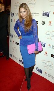 Tasmin graces Sold movie premiere