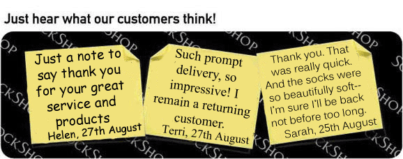 What our customers think at SockShop.co.uk- 28th August 2009 What our customers think at SockShop.co.uk- 28th August 2009