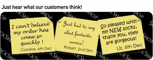 What our customers think at SockShop.co.uk- 11th Dec, 2008 What our customers think at SockShop.co.uk- 11th Dec, 2008