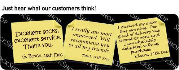 What our customers think at SockShop.co.uk- 18th December 2009 What our customers think at SockShop.co.uk- 18th December 2009