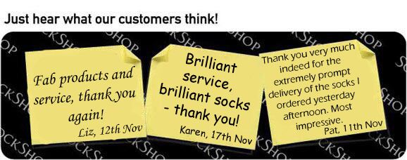 What our customers think at SockShop.co.uk- 18th November 2009 What our customers think at SockShop.co.uk- 18th November 2009