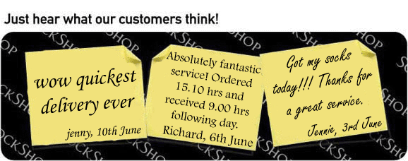 What our customers think at SockShop.co.uk- 15th June, 2009 What our customers think at SockShop.co.uk- 15th June, 2009