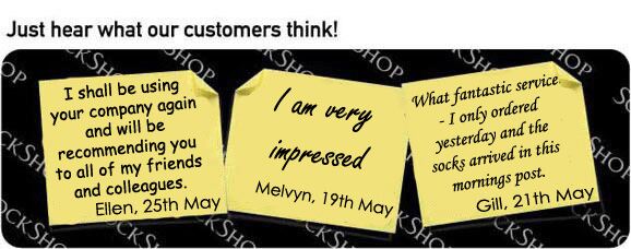 What our customers think at SockShop.co.uk- 1st June, 2009 What our customers think at SockShop.co.uk- 1st June, 2009